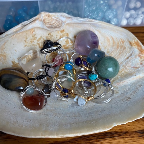 Handmade Wire Wrapped Rings - Picture 2 of 13